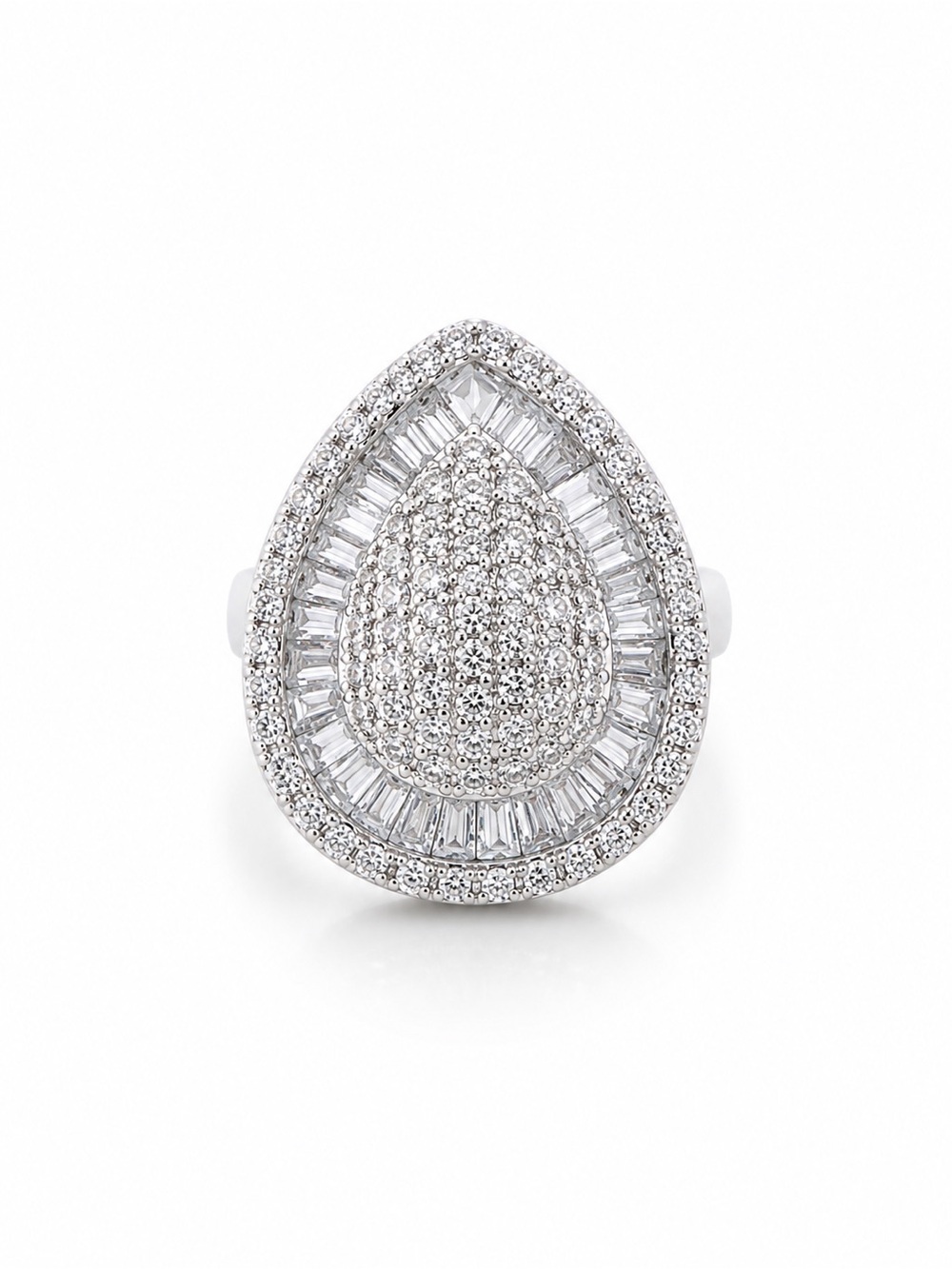 ✨925 Sterling Silver Ring Rhodium Finish✨